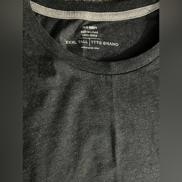 Old navy gray t-shirt (tub#1/bag#1) - Picture 5 of 5